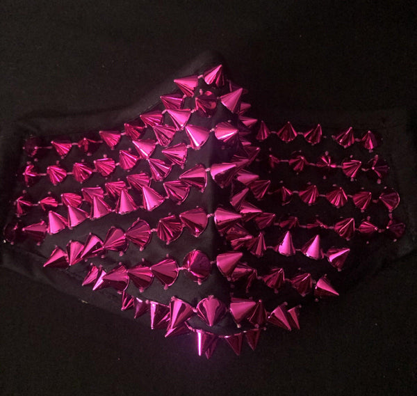 Stay Da Punk Back - Warrior Spiked Mask - Worthy Chic