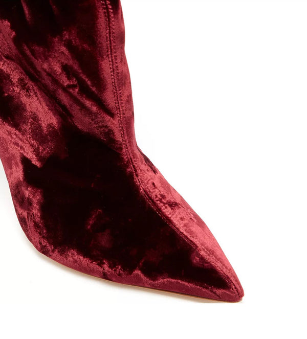 Miss Sassy - Velvet Booties -SALE!