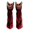 Miss Sassy - Velvet Booties -SALE!