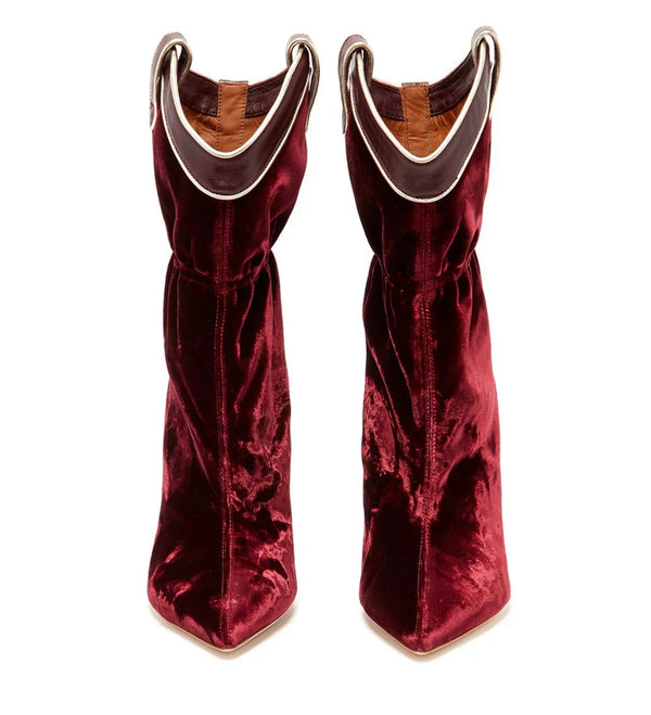 Miss Sassy - Velvet Booties