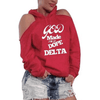 Miss Dope Delta - Cut Out Sweatshirt SALE! - Worthy Chic