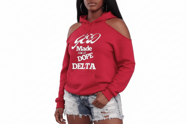Miss Dope Delta - Cut Out Sweatshirt SALE! - Worthy Chic