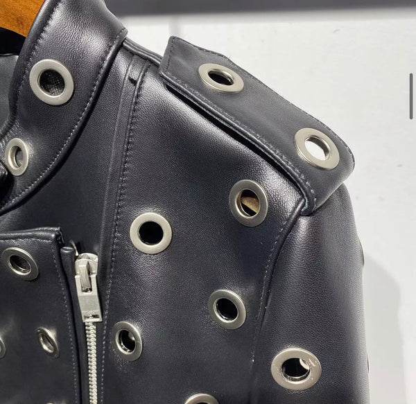 Rock HOLY! -Leather Biker Jacket