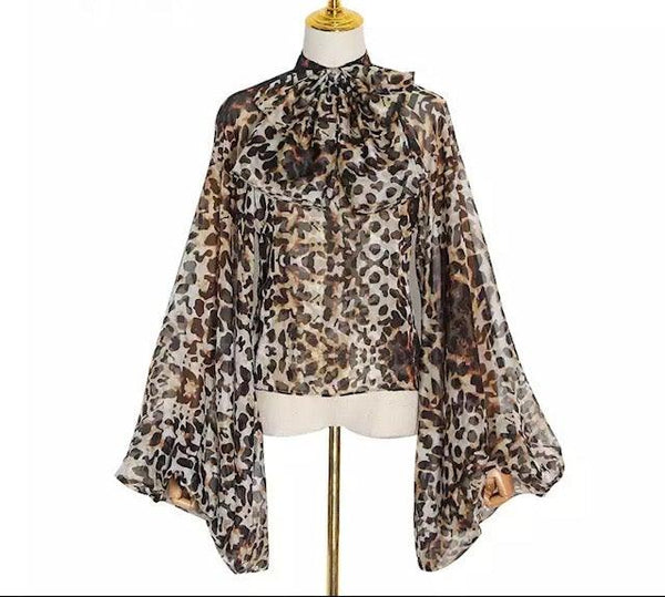 Mrs. Leo- Women Lantern Sleeve Top - Worthy Chic