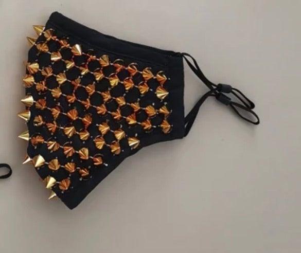 Stay Da Punk Back - Warrior Spiked Mask - Worthy Chic