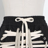 No Bondage - Women Lace Up Skirt - Worthy Chic