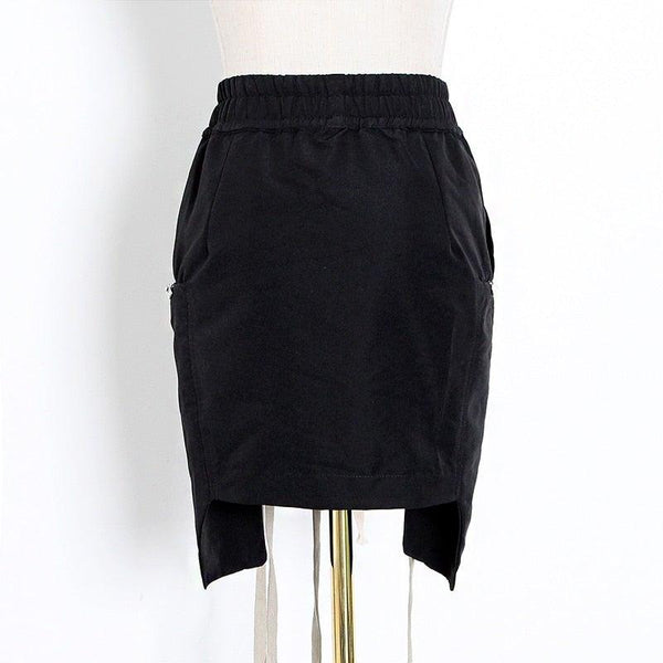 No Bondage - Women Lace Up Skirt - Worthy Chic