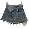 Miss Duce - Denim Rivet Casual Shorts- SALE - Worthy Chic