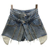 Miss Duce - Denim Rivet Casual Shorts- SALE - Worthy Chic