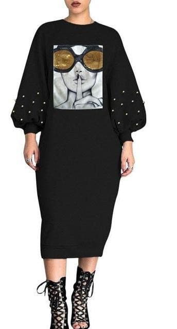 No Gossip Chic! - Women's Embellish Dress - Worthy Chic