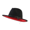 Miss Boss Up - Women Black Red Fedora SALE - Worthy Chic