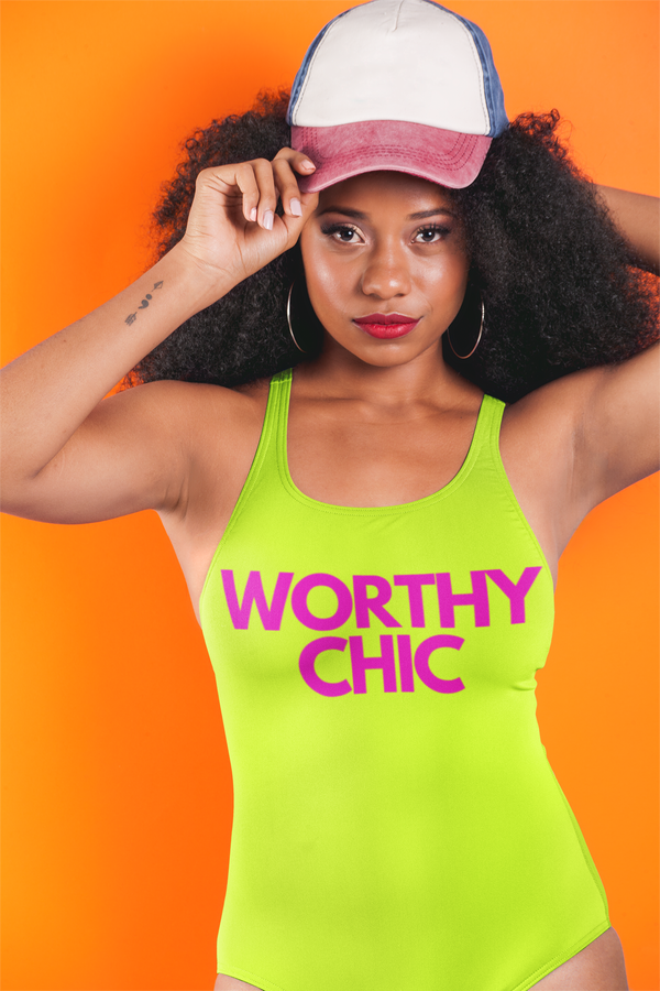 OH SHE WORTHY - Women's Swimsuit