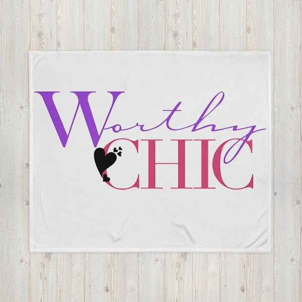 Classic Worthy Chic -Throw Blanket - Worthy Chic