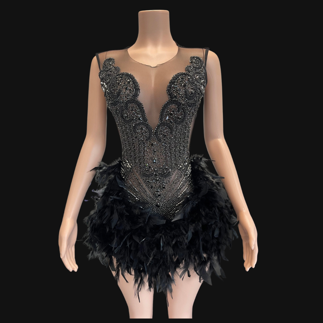 Lace Legacy Dress - black