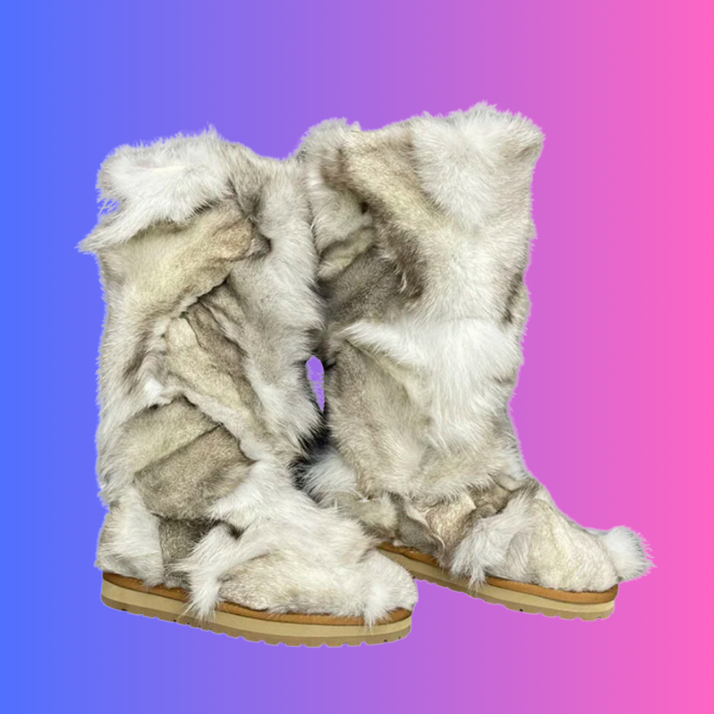 Worthy Chic Foxxy Walk - Fur Boots