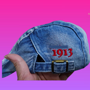 1913 - Denim Embroidered Cap