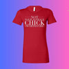NOT YOUR AVERAGE CHICK! - Worthy Chic Ladies Fitted Tee -SALE!