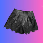 Elly - Women's Leather Shorts