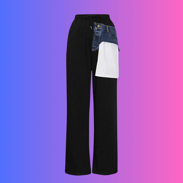 Miss Non-ordinary -Denim Pocket Joggers