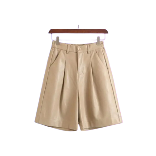 Cool CHIC - Women's PU Leather Shorts