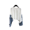 Trend Setter Chic - Asymmetrical Denim Shirt