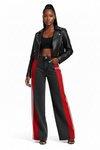 LAST PAIR & RESTOCK SALE-𝚫𝚺𝚯 Striped Wide Leg - -WOMEN'S Denim Pants