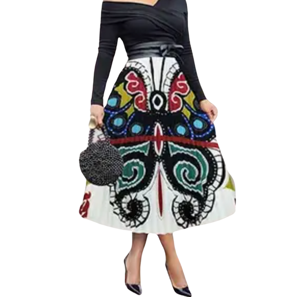 Fly High - Women Vintage Pleated Skirt -SALE!