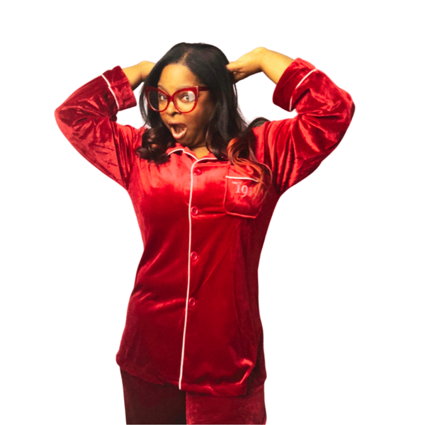 Delta D - Women Velvet Pajamas -Last One in Stock!