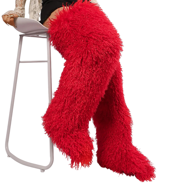 She So Plush -Women's Winter Thigh-High Boots