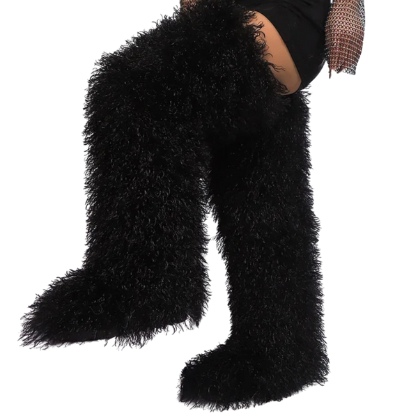 She So Plush -Women's Winter Thigh-High Boots