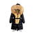 Big Burr Chic - Women Fur Parka Coat