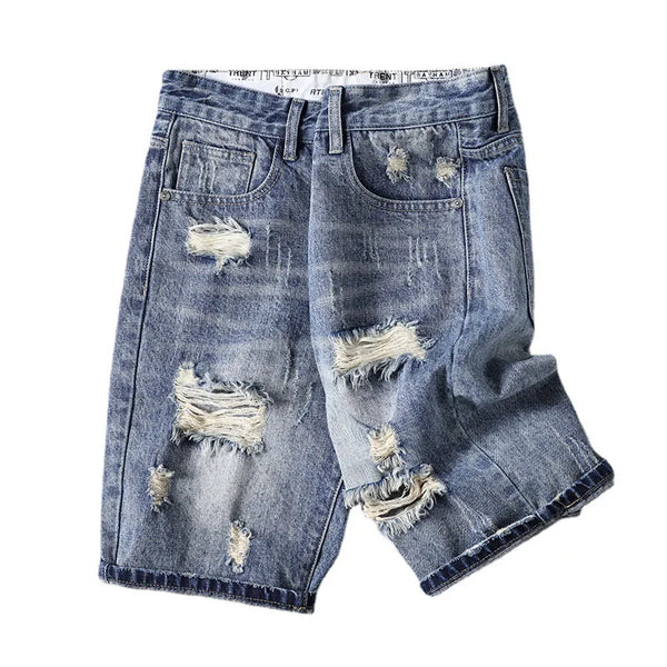 Worthy Bros Big & Tall Baggy Denim Shorts