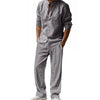 Worthy Bros Linen Casual Two-Piece Shirt & Trouser Set