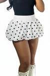 B-Dot -Polka Dot Bubble Skirt