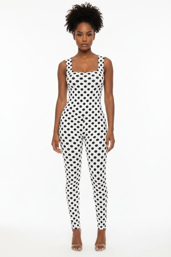 Pop-Dot - Backless Bodysuit