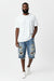 Worthy Bros Big & Tall Baggy Denim Shorts