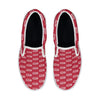 𝚫𝚺𝚯- The "RED" Remix- Slip-On Canvas Shoes w/ FREE SHIPPING!