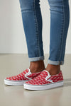 𝚫𝚺𝚯- The "RED" Remix- Slip-On Canvas Shoes w/ FREE SHIPPING!