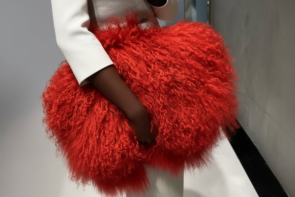 MISS Myra -Mogolian Cossbody/Clutch Fur bag