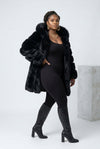 Madame - Hooded Fox Fur Coat