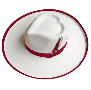 Crimson Boss- Fedora Hat