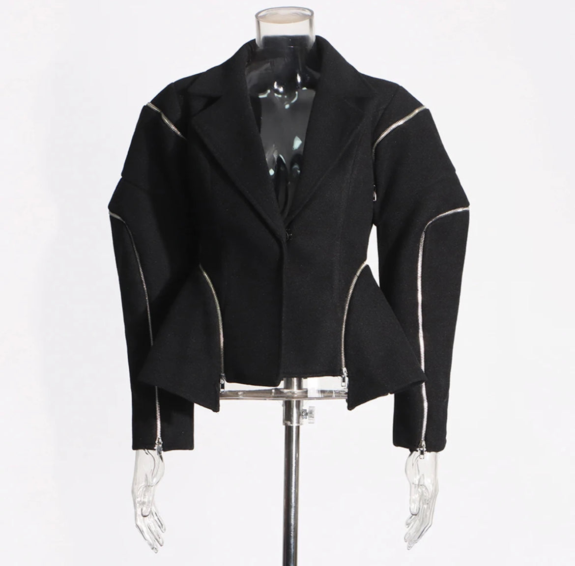 Miss Inconspicuous  2-  Women's Zipper Jacket