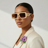 𝚫𝚺𝚯 - Cream Dream Sunglasses