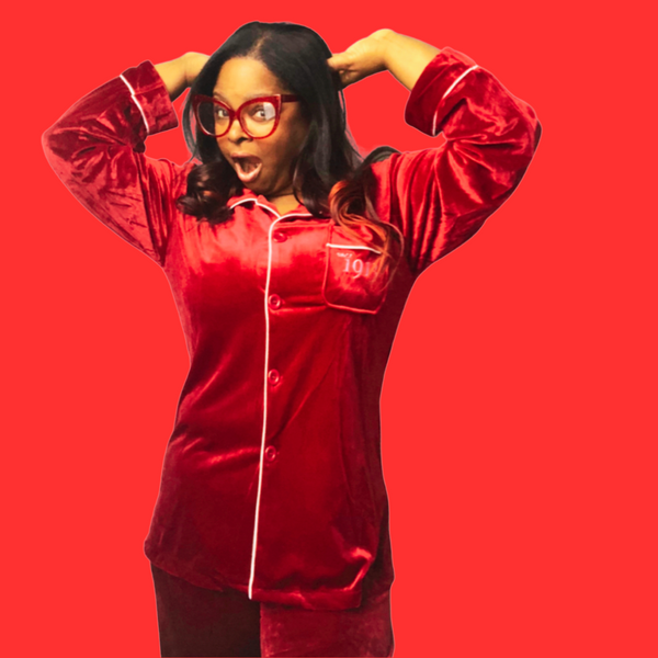 Delta D - Women Velvet Pajamas -Last One in Stock!