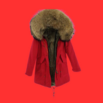 Ms Burr - Women Fur Parka Coat