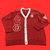 PRE-ORDER -Δ𝚺𝚯 - Delta Sigma Theta Sorority - Red Chenille EmbroideredCardigan Sweater