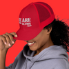 𝚫𝚺𝚯 - WE ARESOCIAL ACTION- Women's Embroidered Trucker Cap