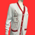 PRE- ORDER -𝚫𝚺𝚯 -Delta Sigma ThetaSorority- White Chenille Cardigan Sweater