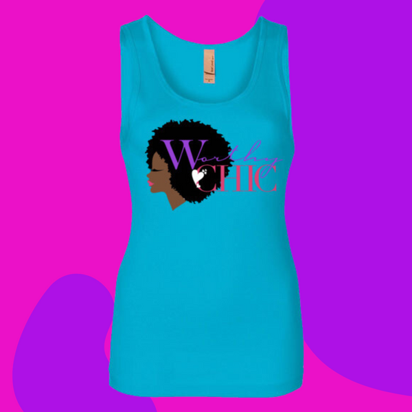 WORTHY CHIC Tank - Classic Chic logo tank