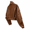 On Her Terms - Faux-Leather Moto Jacket